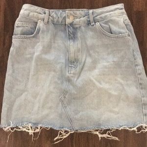 Nordstrom denim skirt Topshop